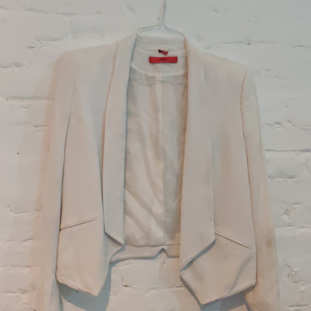 White Hugo Boss Dinner Jacket.